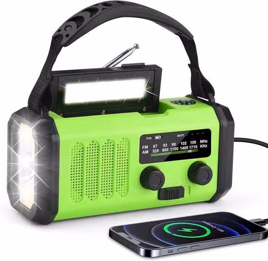 Radio di emergenza a energia solare - Emergenza - Radio - Pratica - A energia solare - Descrizione