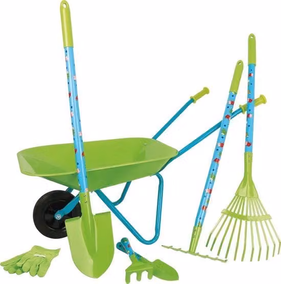 Carrello da giardinaggio per bambini - Giardinaggio per bambini - Carrello da giardinaggio giocattolo - Giocattolo da giardino per bambini