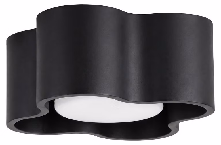 Plafoniera OVIO 1 nera Gx53 1xGx53 10W alluminio 6x12x12cm Sollux Lighting