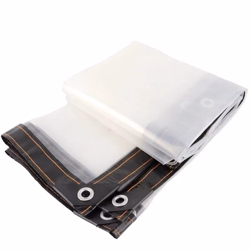 Pellicola in polietilene trasparente, spessore 0,1 mm, protezione impermeabile, spessore 0,1 mm, dimensioni 3 x 5 metri
