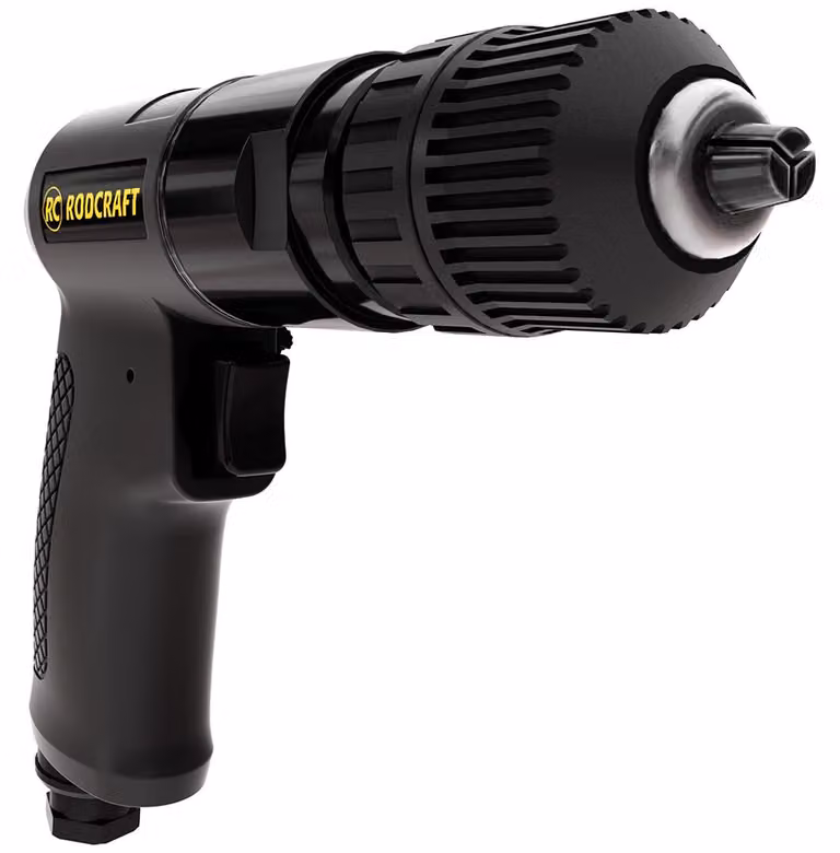 Trapano pneumatico Rodcraft RC4108, velocità di rotazione 2000 giri/min, 400 W, capacità massima di foratura 10 mm