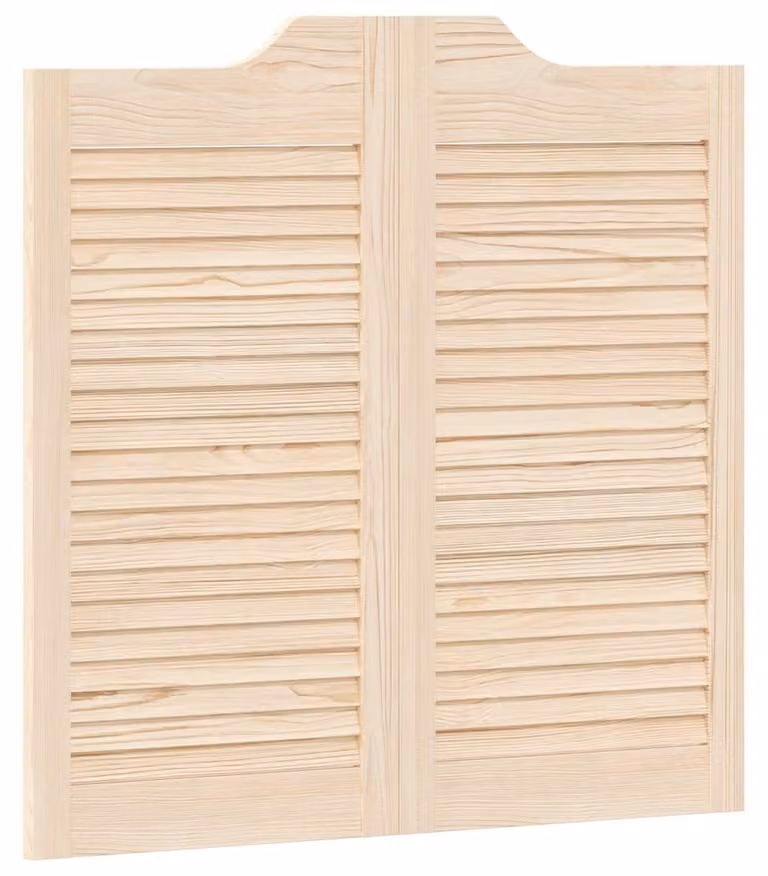 Porte Swing Naturale 80 x 40 cm Legno Massello di Pino