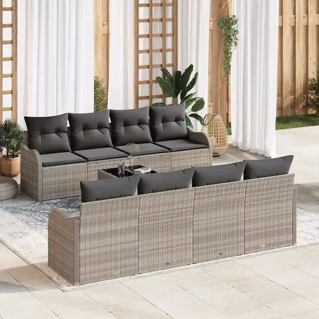 Set Divano da Giardino 9 pz 8-Numero di posti 3354301