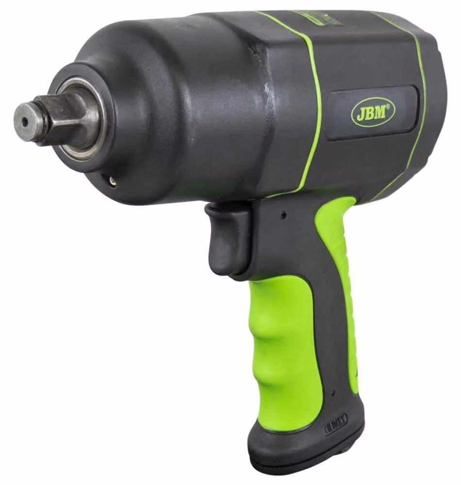 Chiave pneumatica per bulloni - Coppia di 610 Nm - Attacco da 1/2 pollice - Acciaio per utensili - Finitura non lucida - Per uso professionale