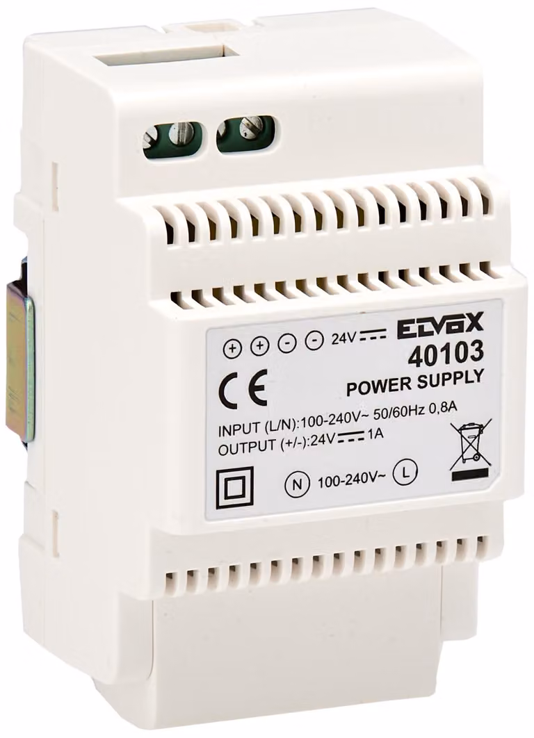 Alimentatore VIMAR 40103 per videocitofoni, con uscita a 24 Vdc, alimentazione da 100-24 V