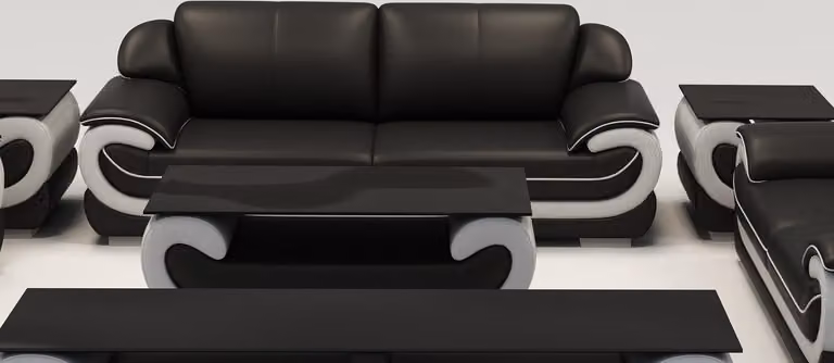 Ledersofa Couch Wohnlandschaft 3 Sitzer Design Modern Sofa Couchen Sofas Leder