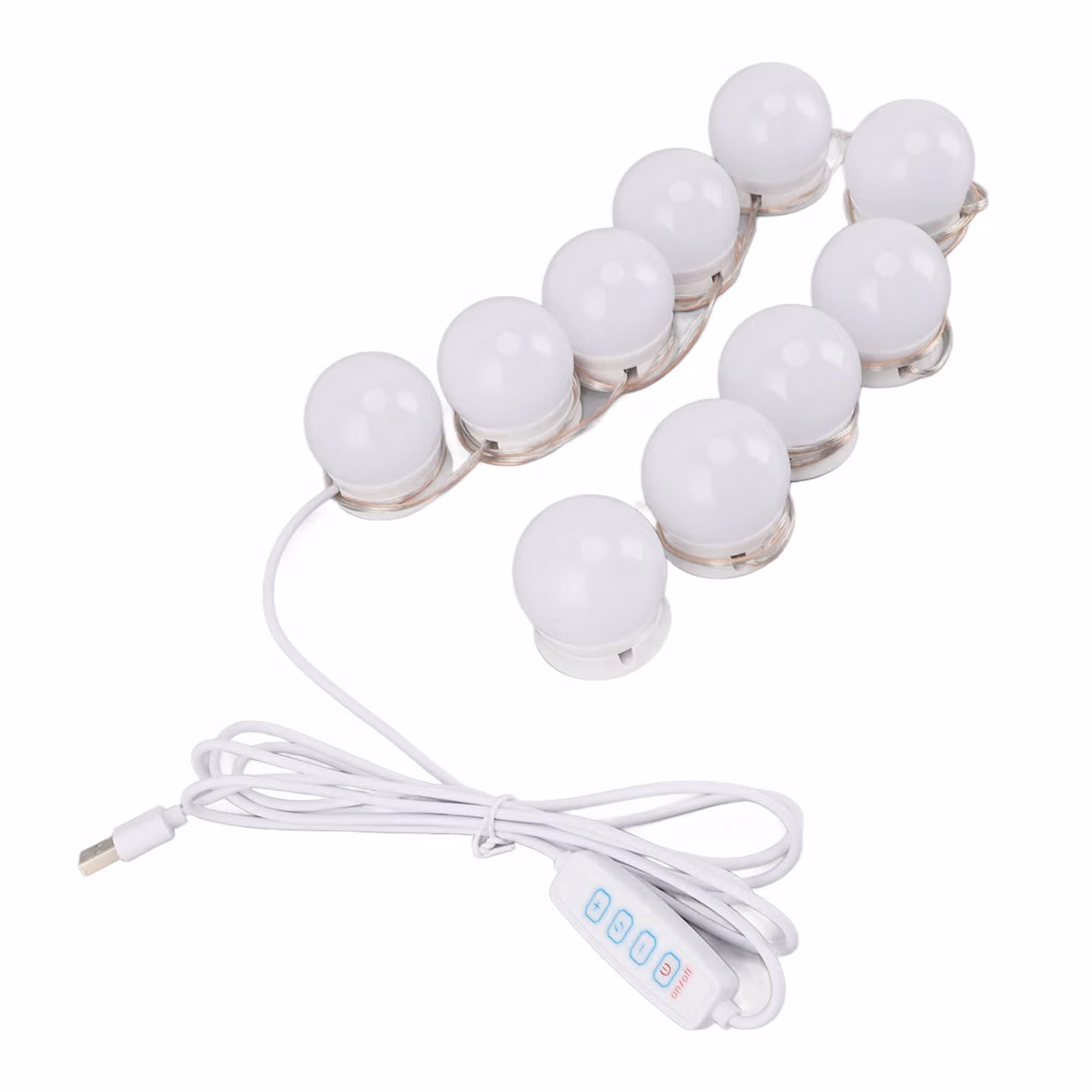 Luci LED per lavabo, luci LED per specchio, lampadina per lavabo, luci per specchio per lavabo, luci LED per lavabo dimmerabili, luci per lavabo con 10 lampadine
