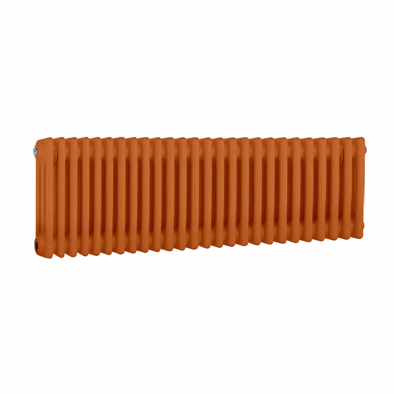 Radiatore Orizzontale a Colonne (3 Colonne) 300mm x 1190mm - Arancione (Sunset Arancione) - Regent