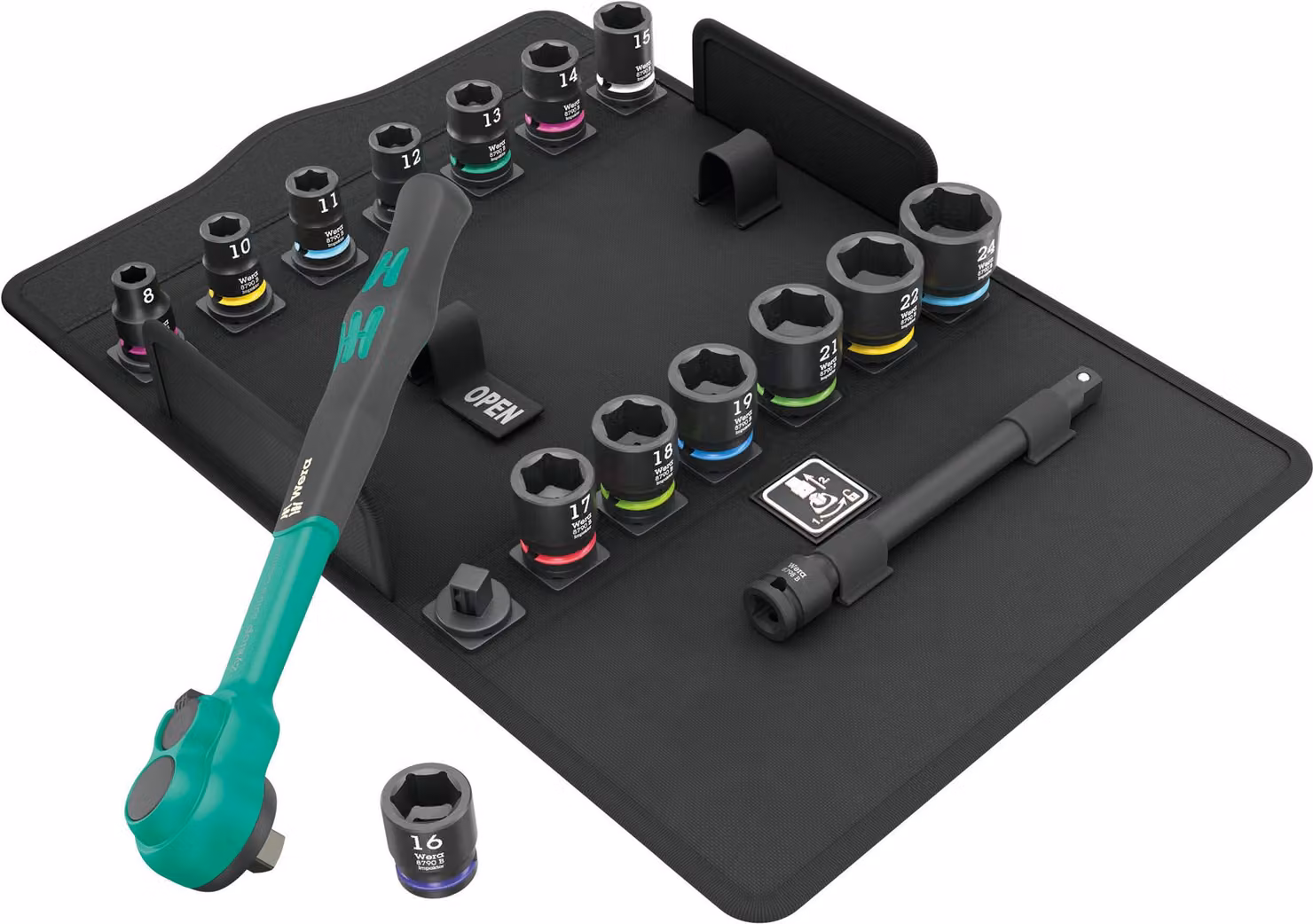 Set di cricchetti Wera 8100 SB 12 Zyklop Comfort