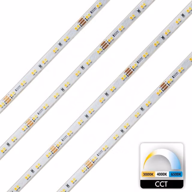 Striscia LED COB DEKO-LIGHT CCT Tunable 3000K-6500K 62.5W 24V IP65 Dimmerabile 5350lm Bobina da 5 metri