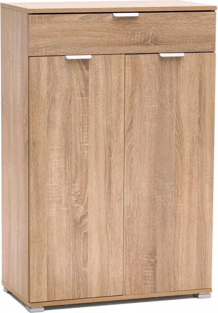MOBILETTO CON 2 ANTE E CASSETTO NATURALE 75 X 38 X H112 CM