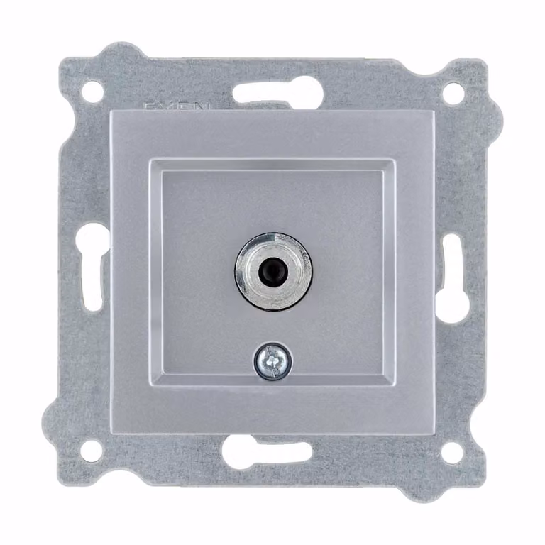 Presa SAT con filtro, attacco tipo F argento 262/10E EXEN