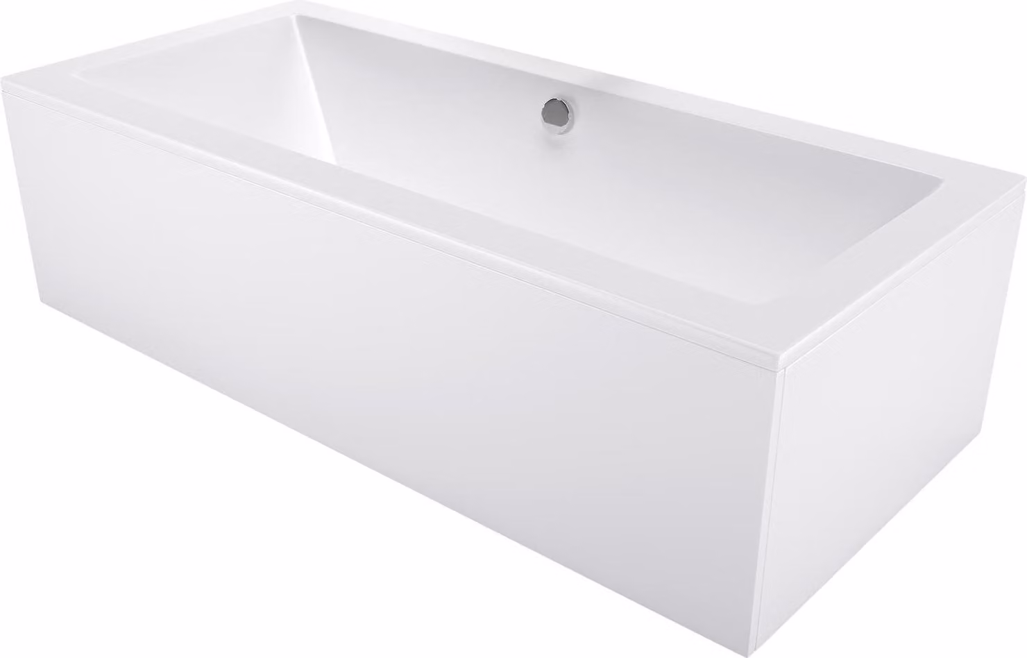 Mexen Cube vasca da bagno rettangolare 160 x 70 cm con pannelli, bianca - 55051607000X