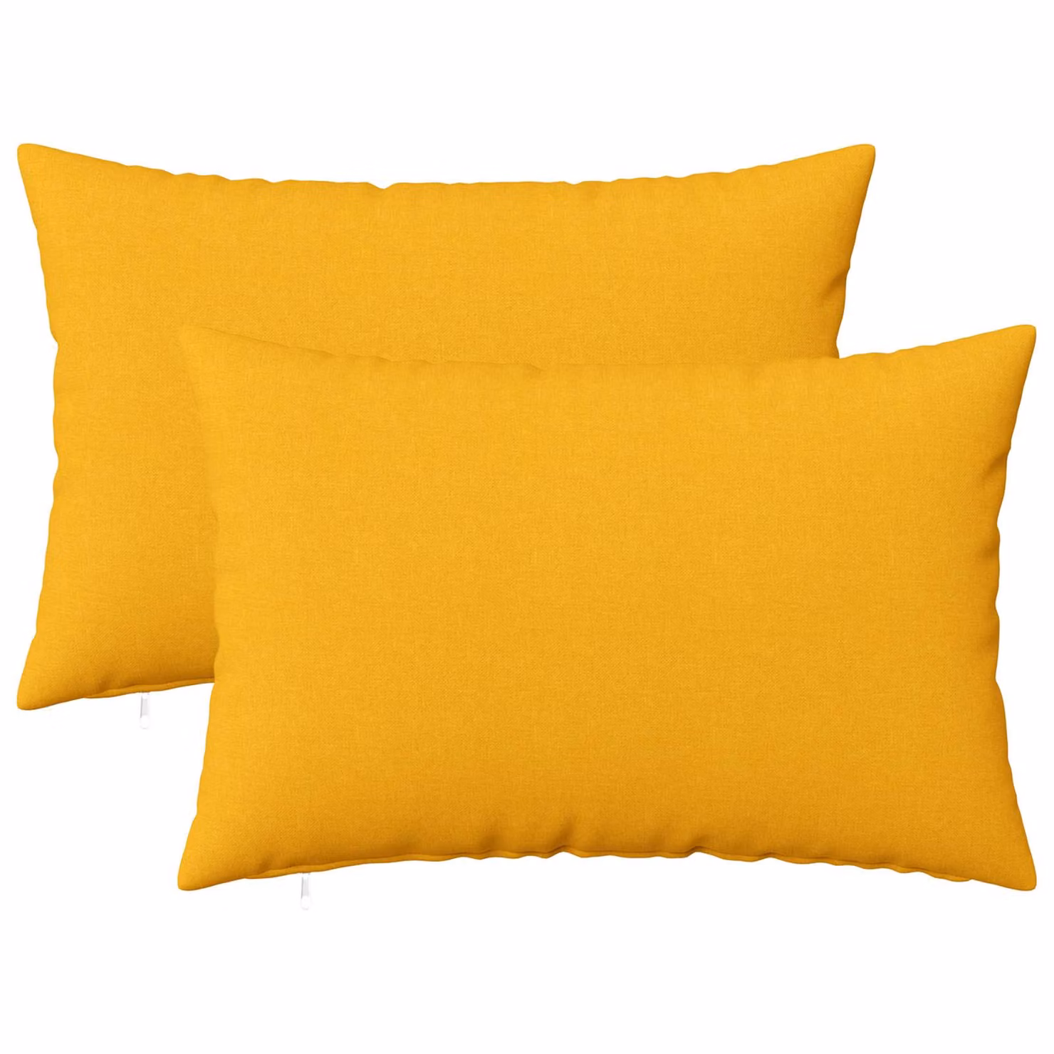 Set di 2 federe vidaXL HEERLEN gialle in poliestere, L 50 cm x P 30 cm