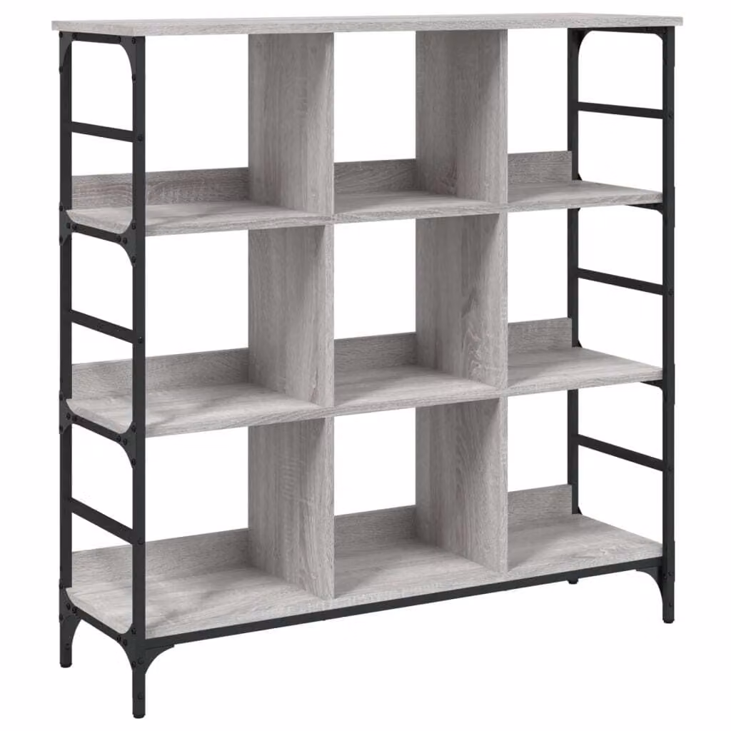 Credenza Grigio Sonoma 102x32x103,5 cm in Legno Multistrato