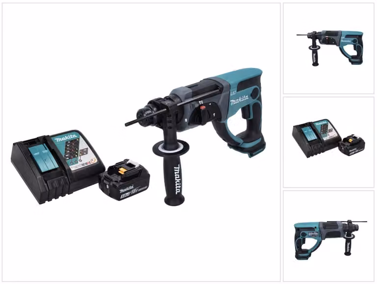 Makita DHR 202 RT1 18 V 2,0 J SDS Plus + 1x batteria 5,0 Ah + caricabatterie