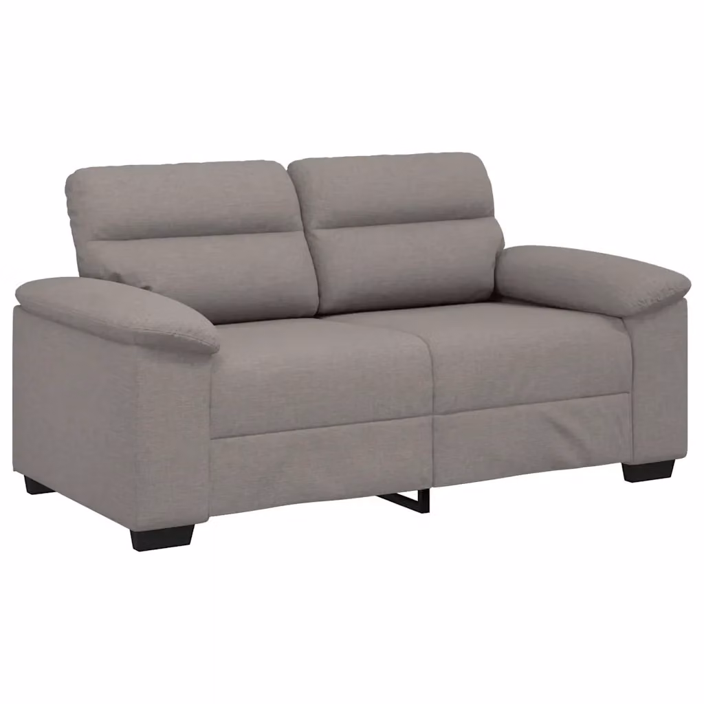 Divano a 2 posti moderno vidaXL in tessuto beige o grigio con cuscini inclusi L: 160 cm, P: 81 cm, H: 84 cm – 2
