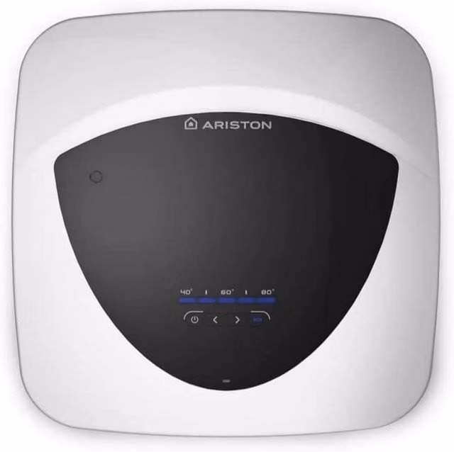 Scaldabagno Elettrico Ariston Andris Lux Eco 10/5 EU Sopralavello da 10 Litri in Plastica Bianco o Nero