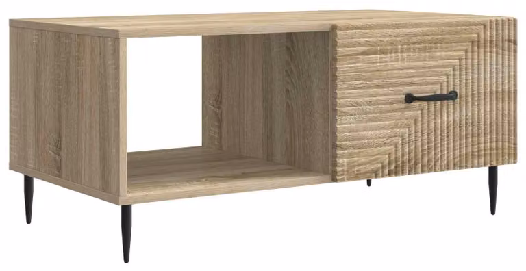 Tavolino da salotto Rovere Sonoma 90 x 50 x 40 cm