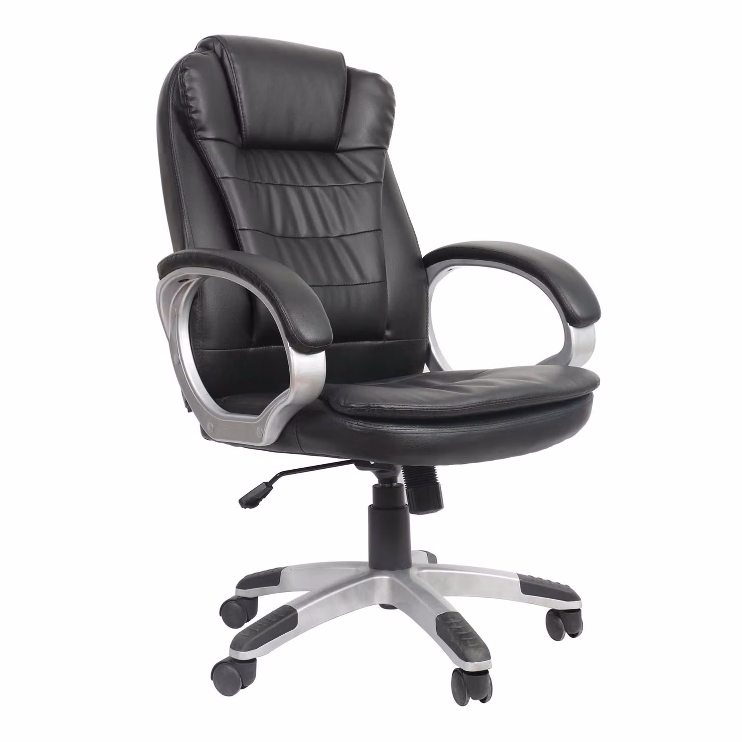 Sedia da ufficio Sedia da scrivania Poltrona direzionale in Pelle finta Sedia girevole Regolabile in altezza Sedia da ufficio Gaming Sedia da scrivania nera 150 kg