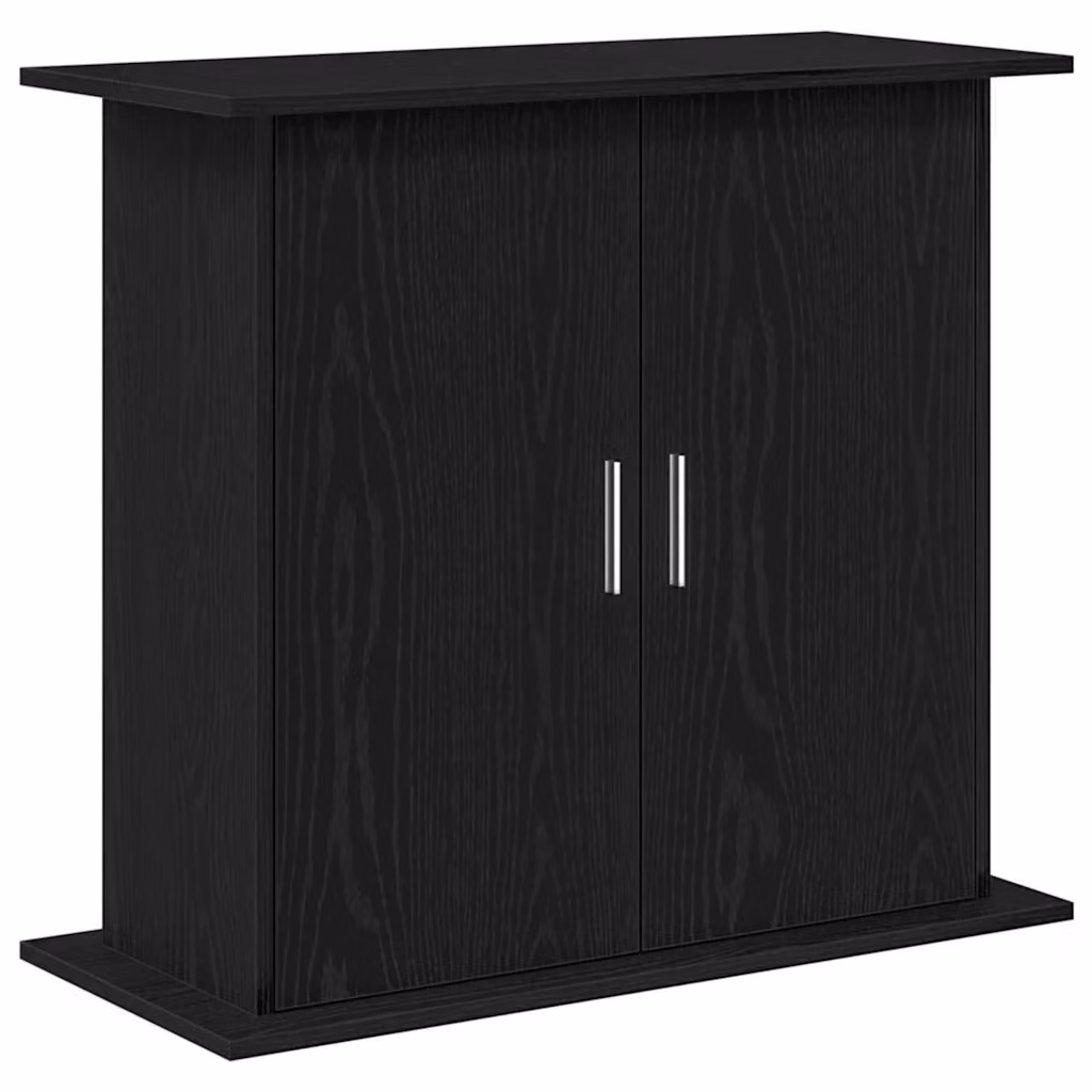Supporto per acquario vidaXL in legno MDF rovere nero opaco L: 81 cm, P: 36 cm, H: 73 cm – 2