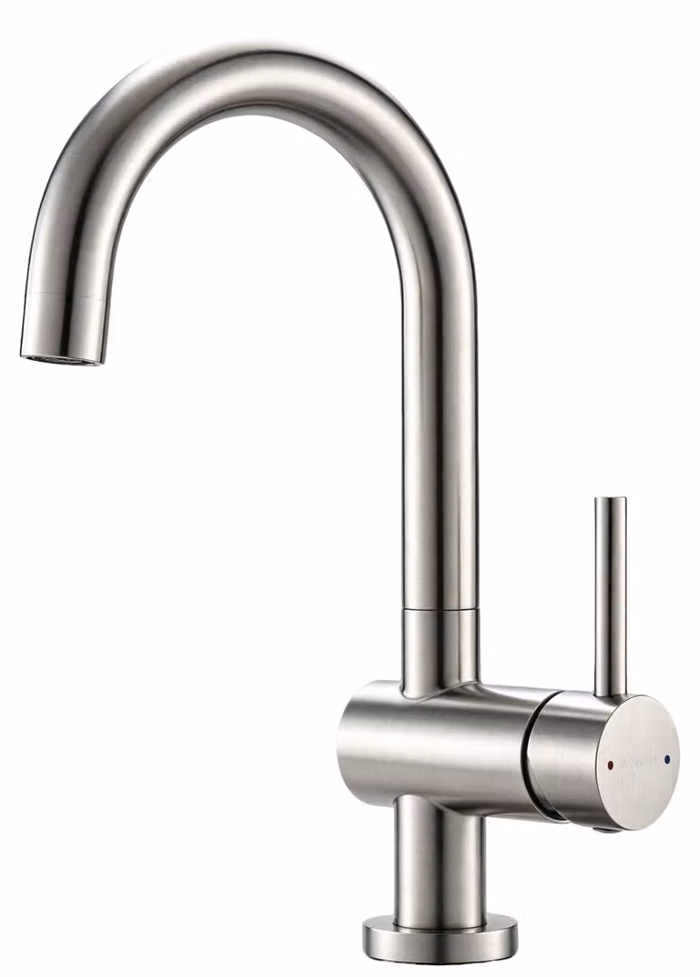 Miscelatore per lavabo in acciaio inossidabile di alta qualità, girevole a 360°