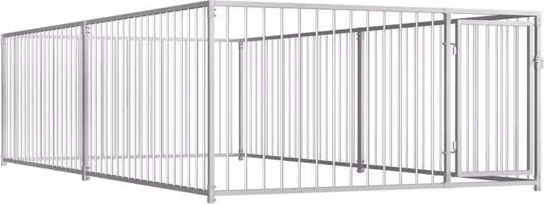 The Living Store Outdoor-Hundezwinger 200×400×100 cm