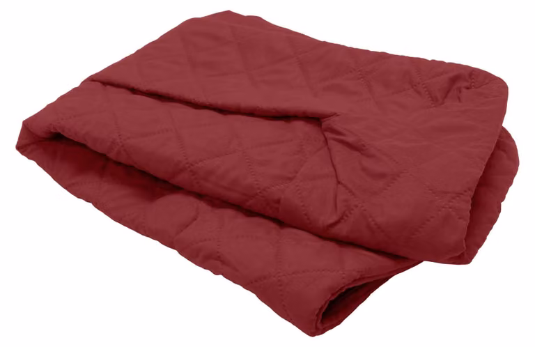 Copertura di ricambio per cuccia per cani Furhaven, trapuntata, stile divano, lavabile in lavatrice, color borgogna