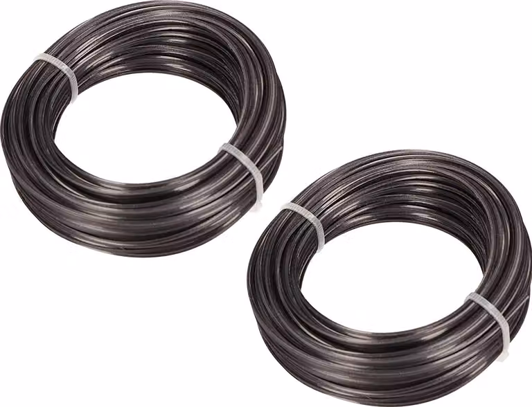 KOTARBAU® Set di 2 bobine di filo per tagliaerba rinforzato da 1,6 mm x 15 m (30 m) per decespugliatori professionali