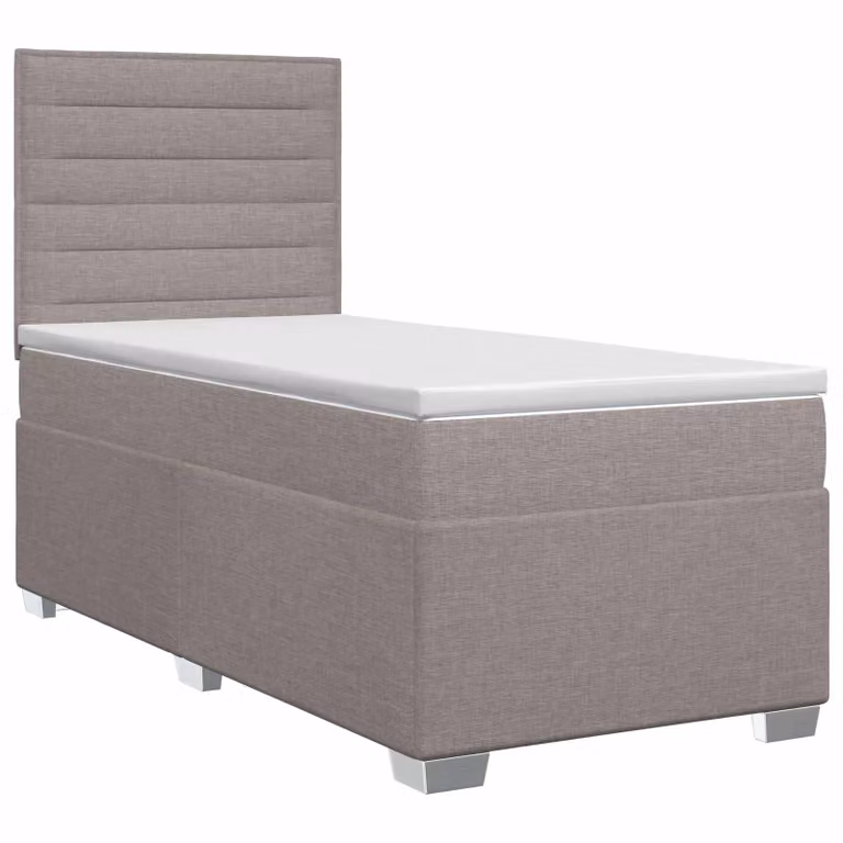 Letto box spring con materasso vidaXL in tessuto con molle a tasche, L 100 cm x P 200 cm
