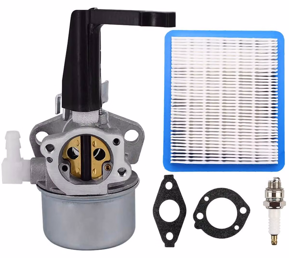 Carburatore per motori Briggs & Stratton - Ricambio per motori da 5 a 6 cavalli - Codice: 696065
