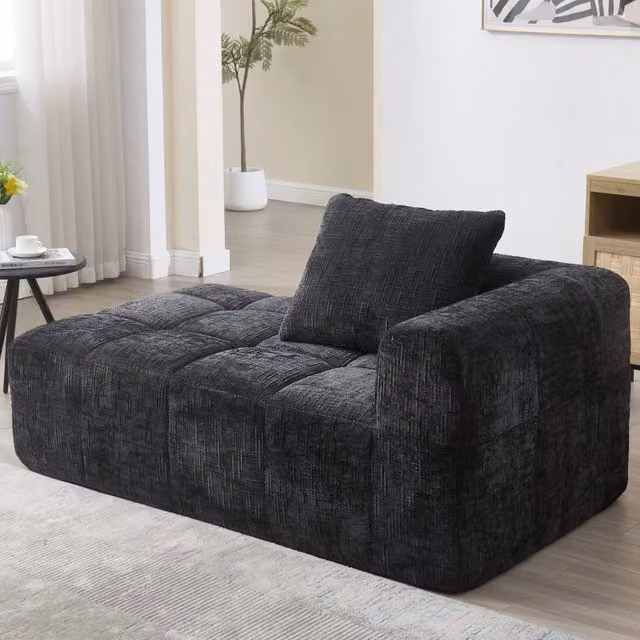 Divano letto confortevole - Zephmum - Con cuscini e tasche laterali