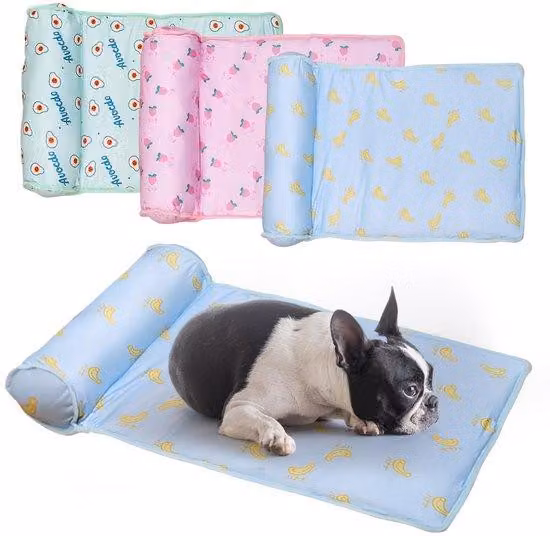 Tappetino rinfrescante per animali domestici, tappetino rinfrescante autoregolante in schiuma congelata, tappetino rinfrescante lavabile e traspirante per gatti e cani, tappetino rinfrescante per cani e gatti (L 80 x 60 cm)