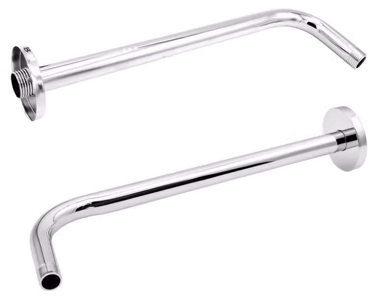 Granitan - Braccio doccia - Braccio soffione 31 cm - Cromato - ottone - UNIVERSAL