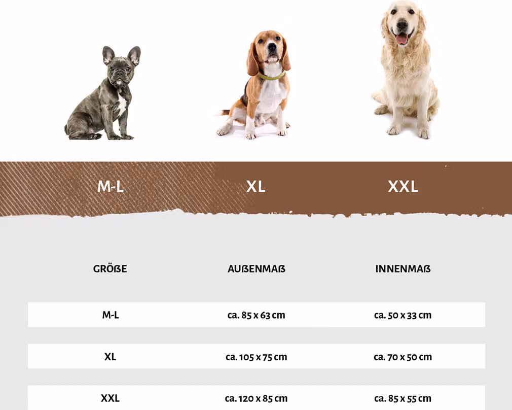 Cuccia per cani Outback in ecopelle trapuntata al laser L nerocappuccino