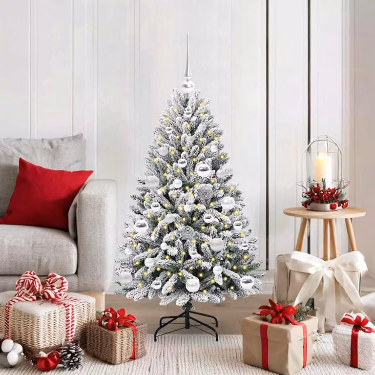 Maison Exclusive - Albero di Natale artificiale, altezza 120 cm, 150 luci, luce bianca calda