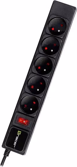 Tracer TRACER PowerGear 5m Black power strip