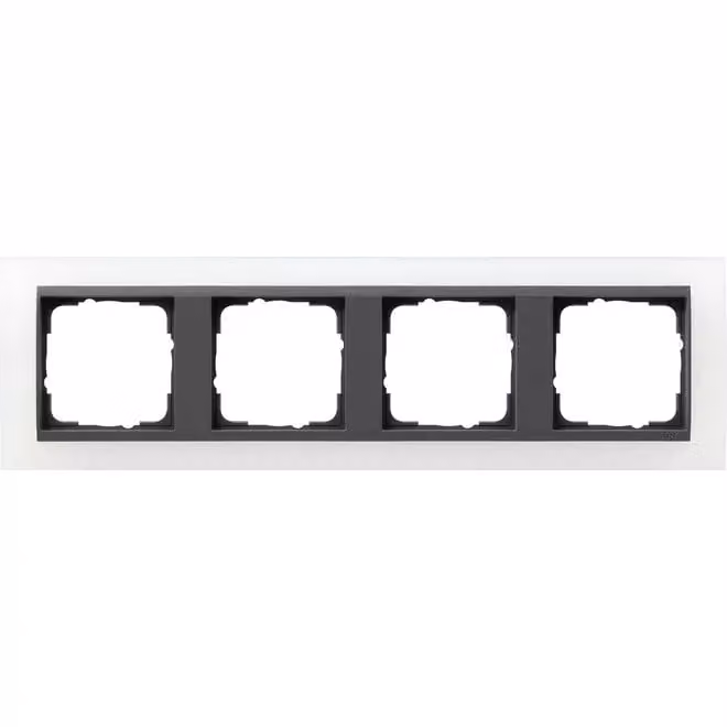 Gira cover frame 4f intermedio r. AN Gira Event bianco opaco 021424