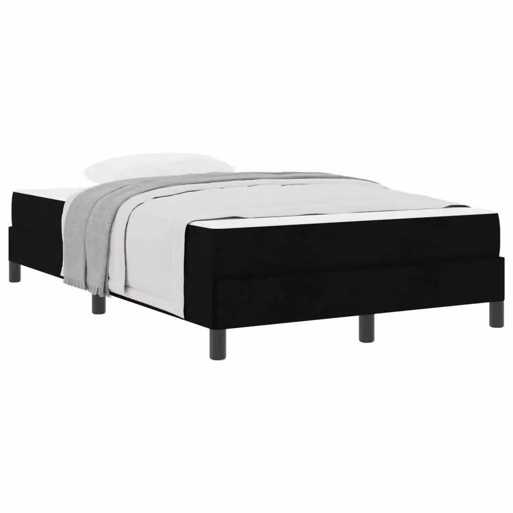 Letto a molle con materasso vidaXL Nero L/P/H: 120 x 200 cm – 2