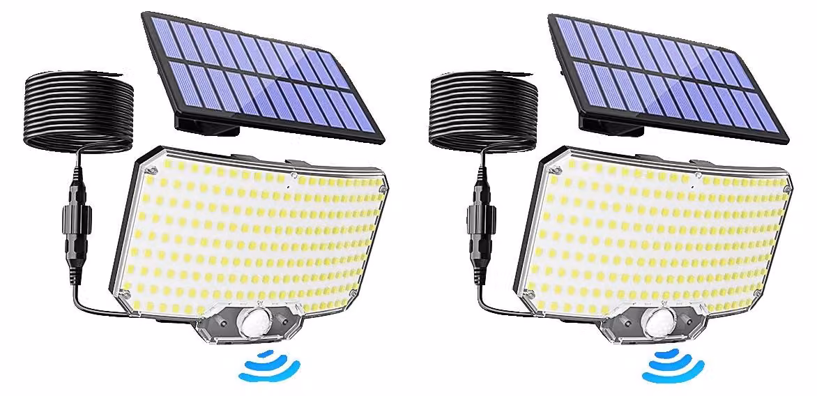 Lampada da scrivania con sensore di movimento, alimentata a energia solare, 3 modalità di illuminazione, confezione da 2