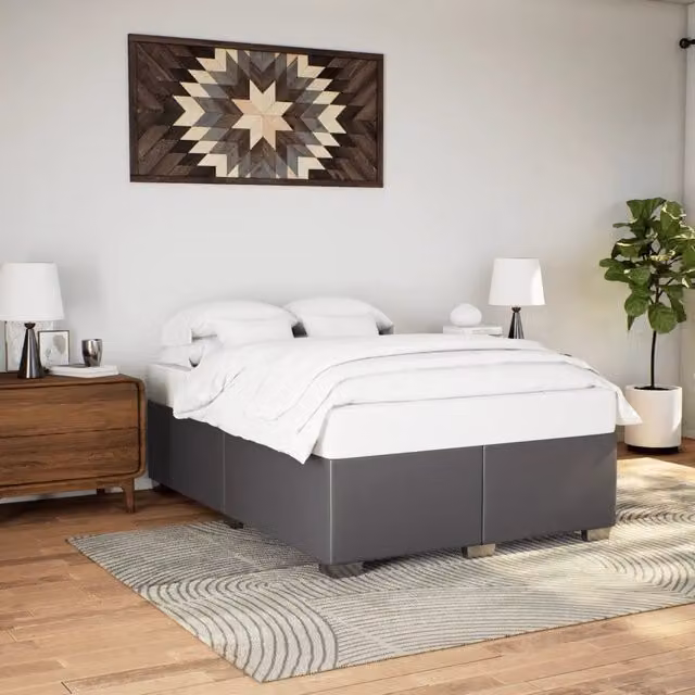 Giroletto Grigio 140x200 cm in Similpelle 3284562