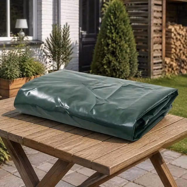 Tarpaulin 650 G/square Meter 6 X 8 M Green
