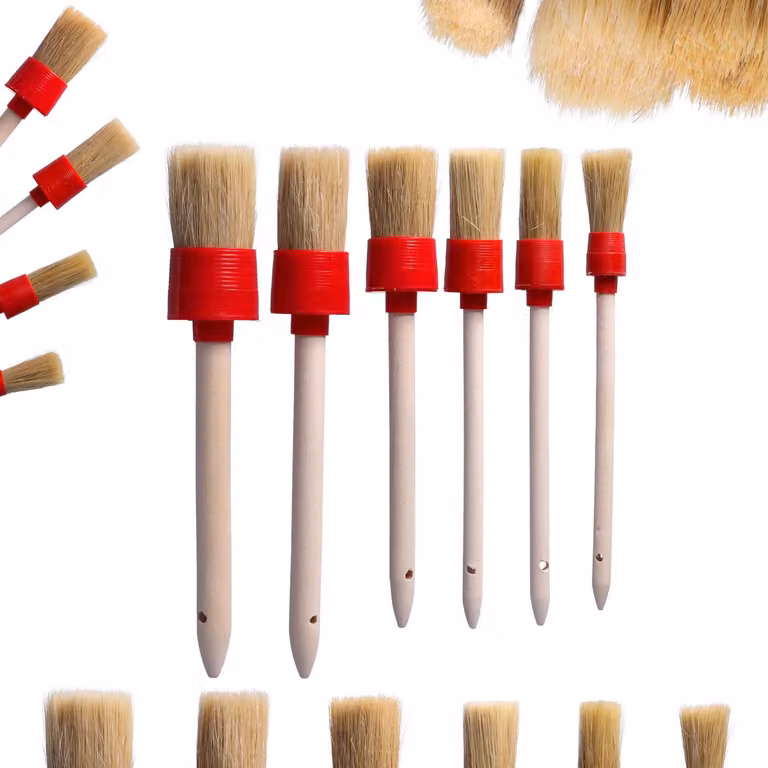 Set di spazzole rotonde (20,25,30,35,40,45 mm) 6 pezzi