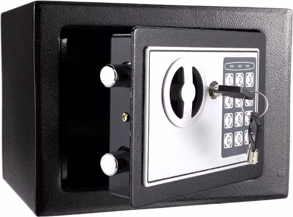 Serratura elettronica a tastiera digitale, cassaforte, cassetta di sicurezza in acciaio per l'ufficio di casa