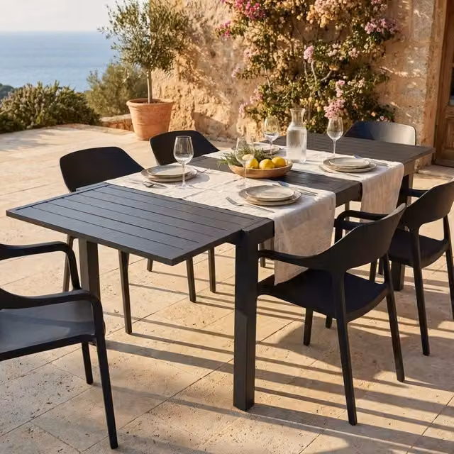 TAVOLO FORMENTERA 160/240 X 90