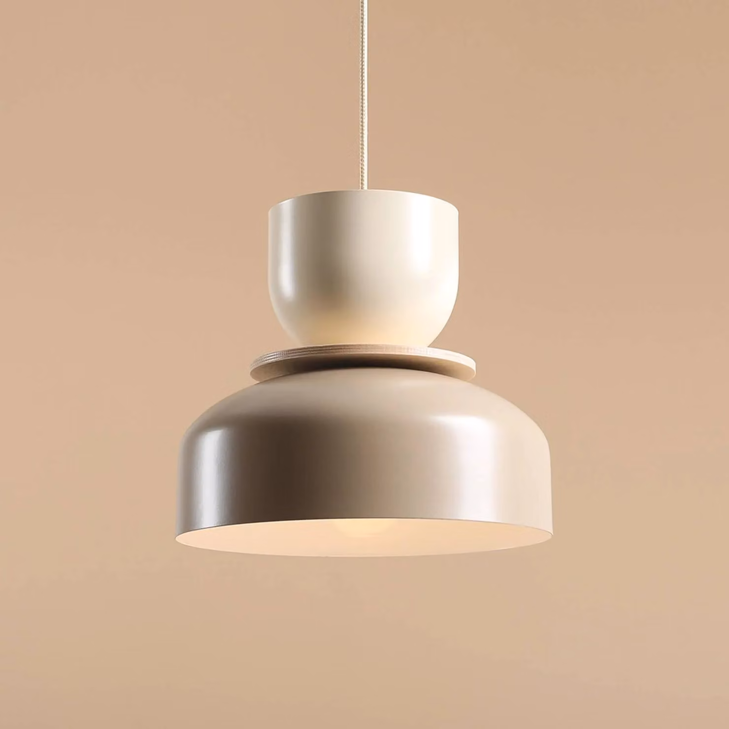 Lampada a sospensione Uto ALDEX, dimmerabile, Crema / Ambra, Soggiorno / Sala da pranzo, Metallo, Moderno, Lampada a sospensione