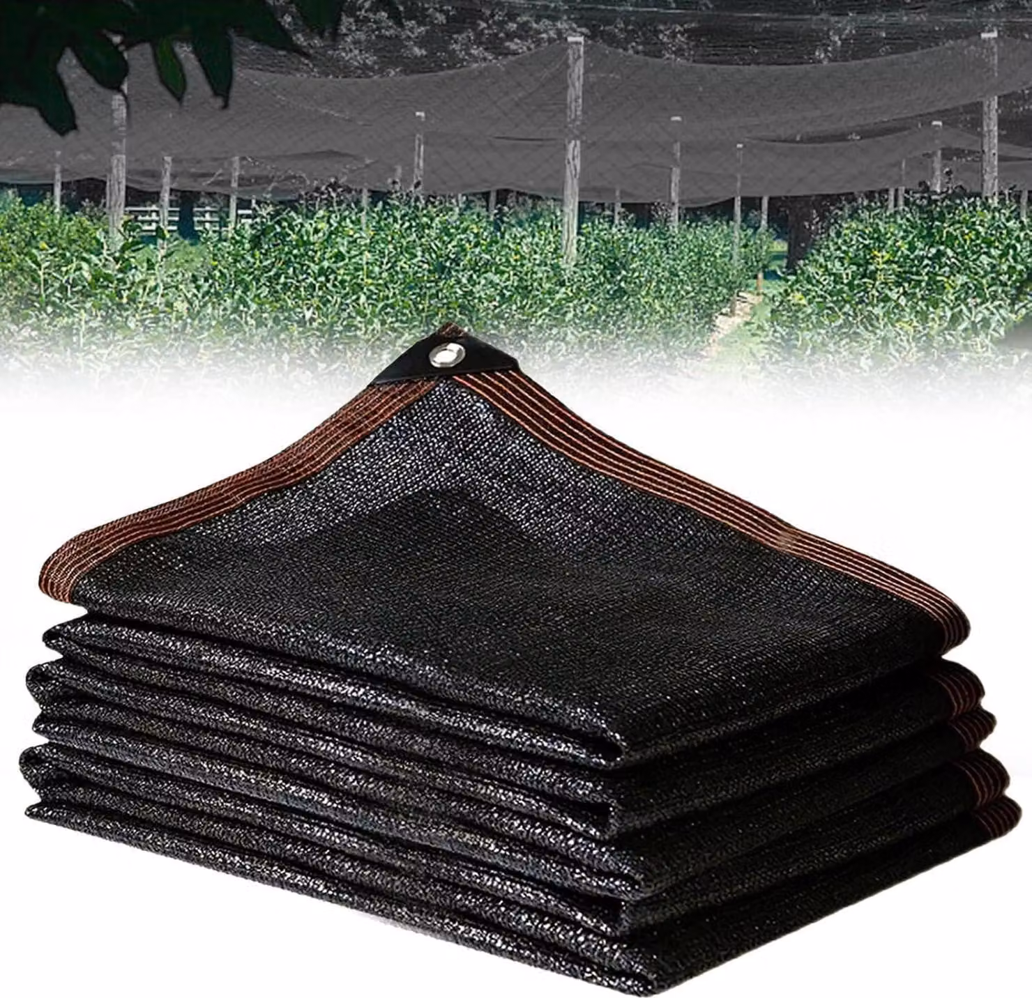 Rete ombreggiante 2x3m traspirante e resistente ai raggi UV con occhielli