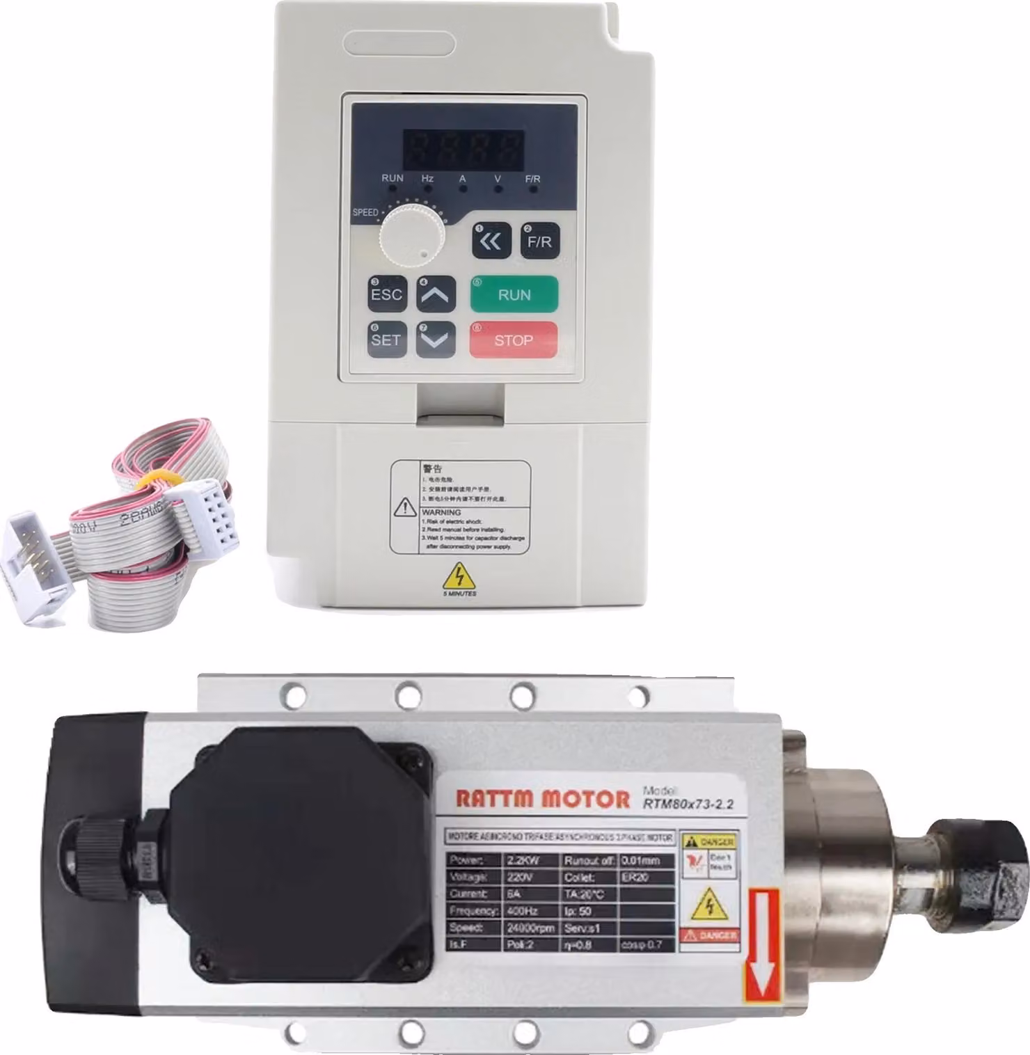 Mandrino raffreddato ad aria, alta efficienza, prestazioni precise, AGGIUNGERE VFD, 220 V-a