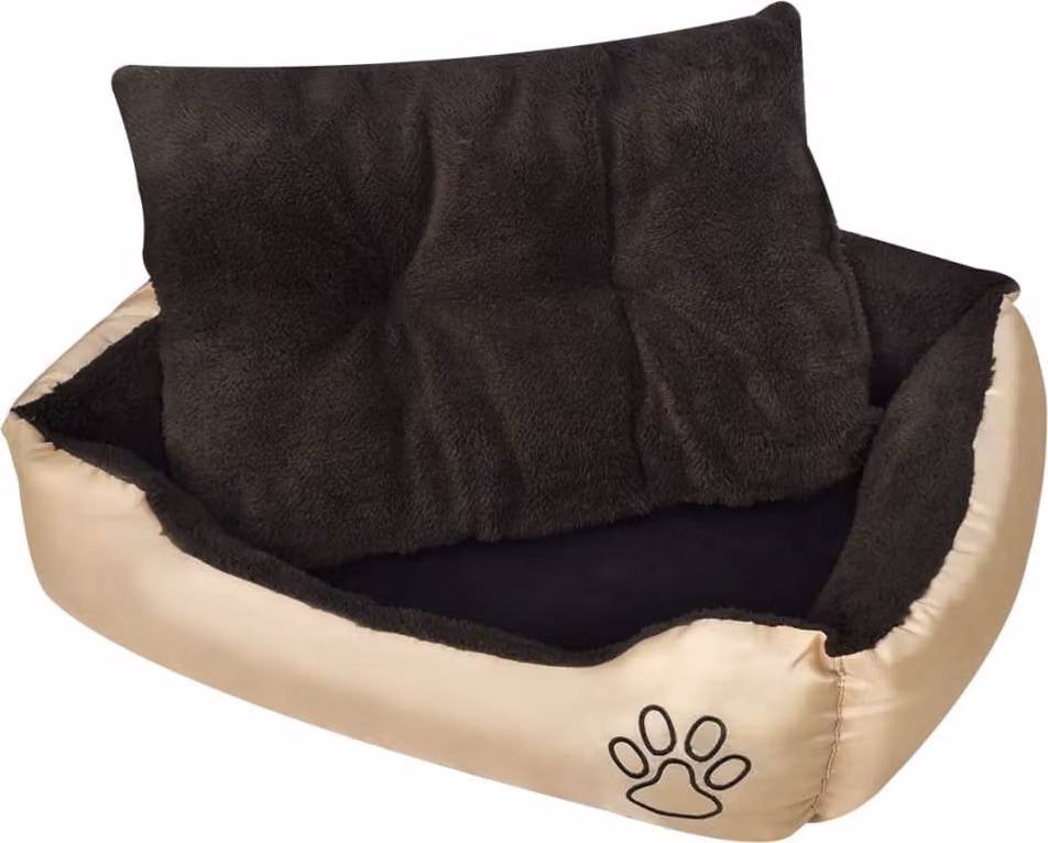 The Living Store Letto per cani beige e marrone XXL