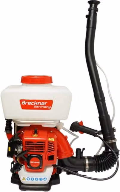 Atomizzatore benzina 14L, motore 2 tempi 2,3HP, 43cc, raggio di spruzzo 12m Breckner Germany